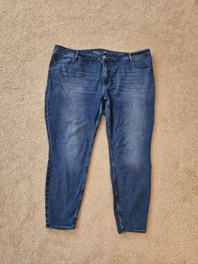 Old Navy High Rise Wow Super Skinny Dark Blue Women's Jeans Size 22